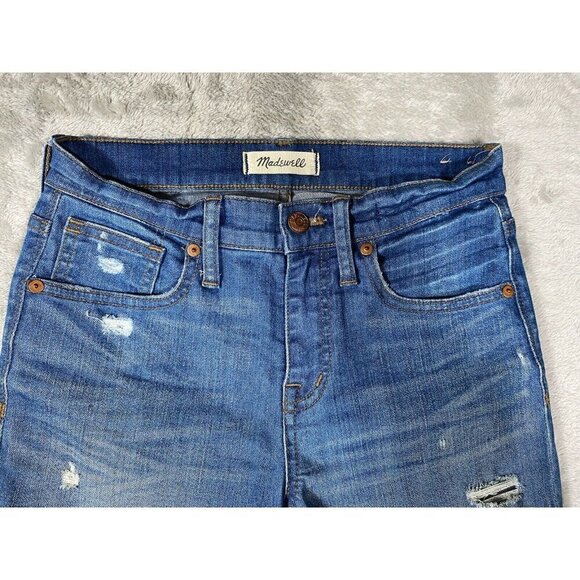 Madewell 9" High-Rise Skinny Jeans - Women's Size 26, Medium Wash - Picture 5 of 14